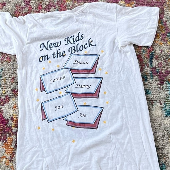 Vintage 80s New Kids On The Block Pop Music Concert 1980s Tshirt - Picture 6 of 8